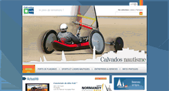 Desktop Screenshot of calvados-nautisme.com